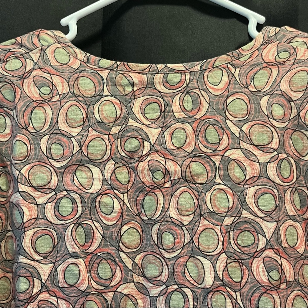 {FLAX} Linen Patterned Top - Picture 2 of 7